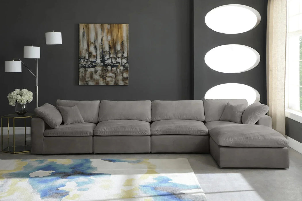 Comfy 4-Seater Modular Universal Corner Sofa with Feather Filled