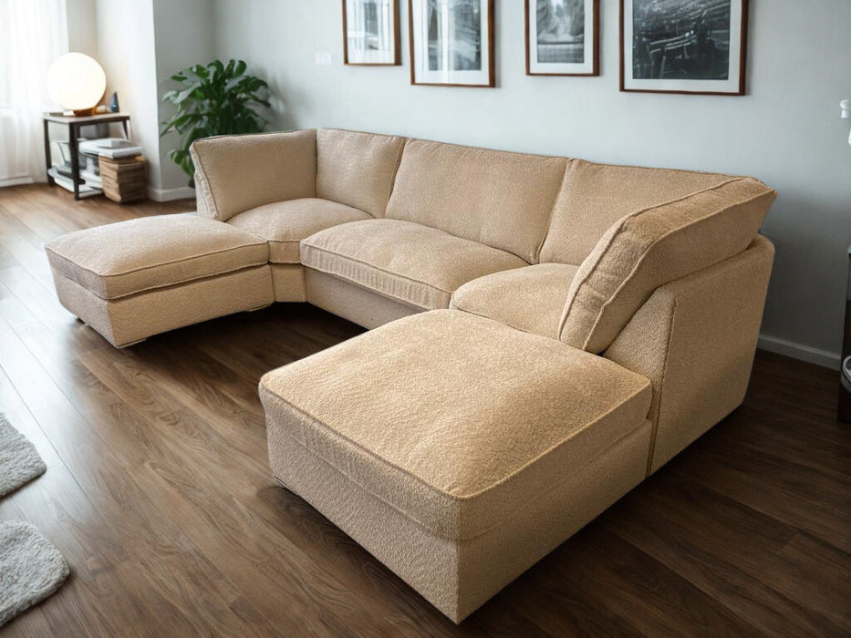 Missy Boucle U Shape Sofa