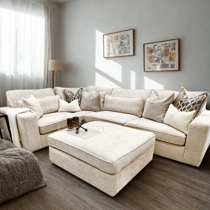 Rovigo Premium Corner Sofa - Oatmeal