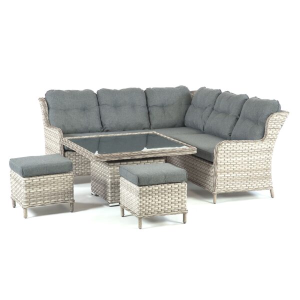5PC MAGNIFIC RATTAN W/ADJUSTABLE TABLE