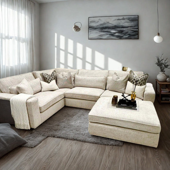 Rovigo Premium Corner Sofa - Oatmeal