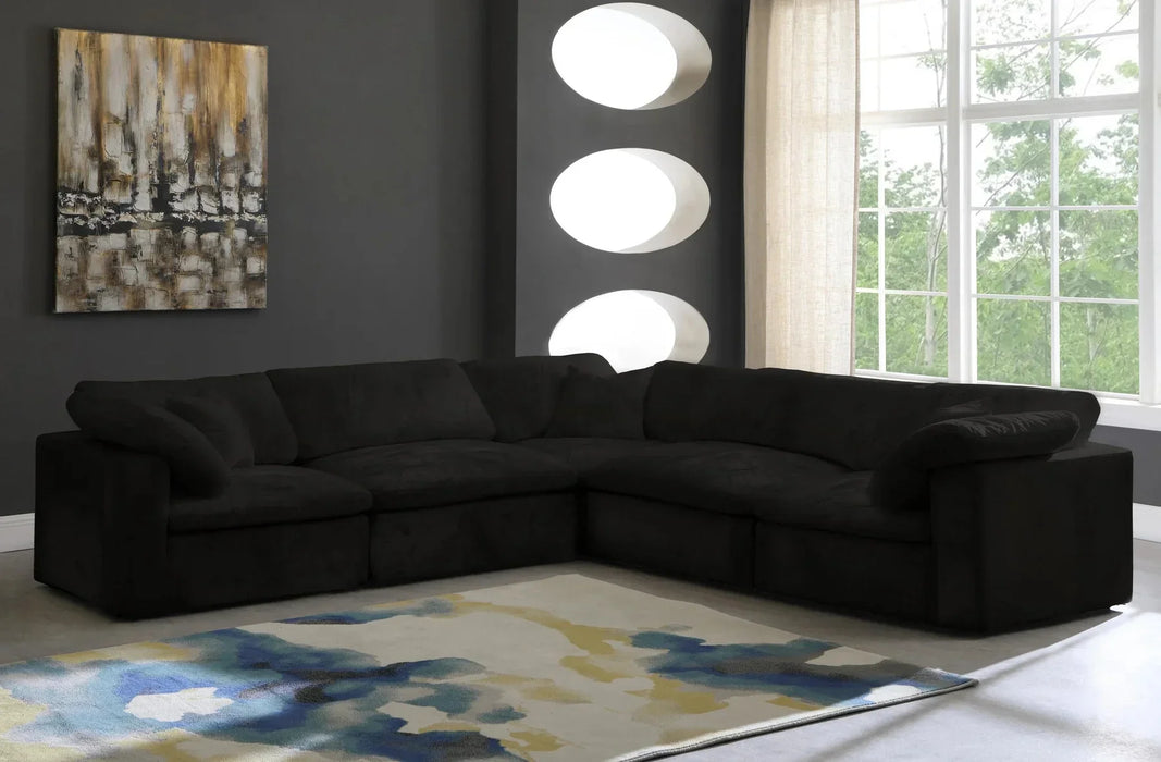 Comfy Large 5-Seater Universal Modular Corner Sofa Feather Filled