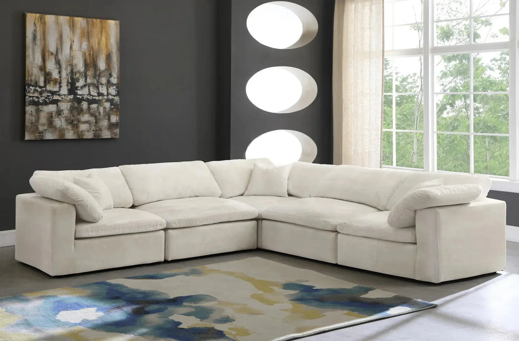 Comfy Large 5-Seater Universal Modular Corner Sofa Feather Filled