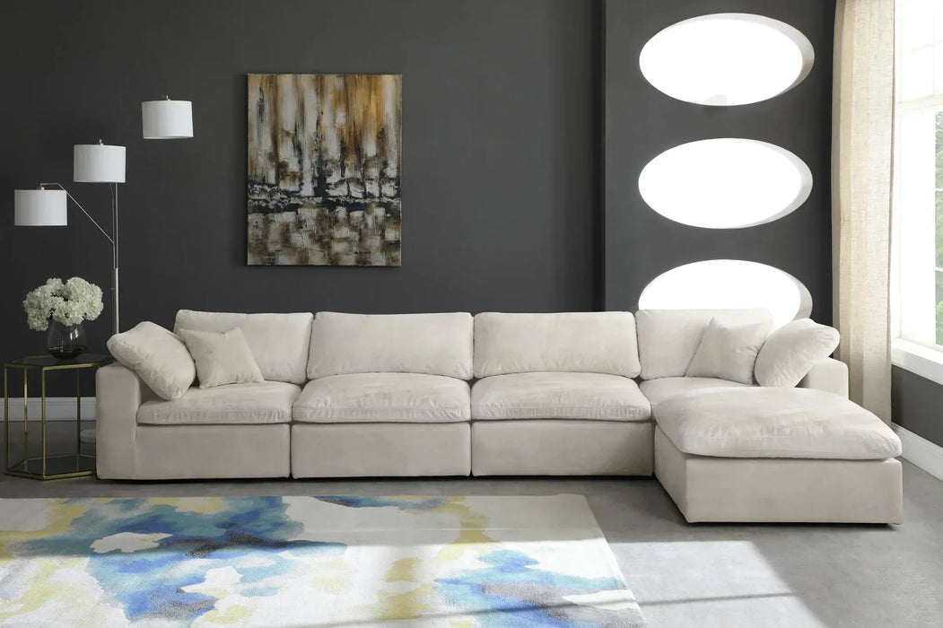 Comfy 4-Seater Modular Universal Corner Sofa with Feather Filled
