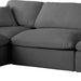 Luxury Candy Feather Filled 4 Piece Sectional Sofa