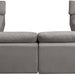 Luxury Candy Feather Filled 8 Pieces Sectional Sofa