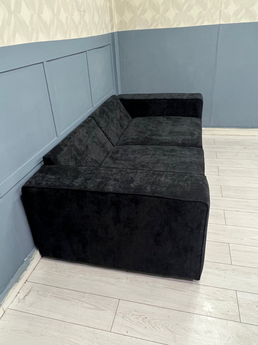 Luxury Black Storm Modular Sofa