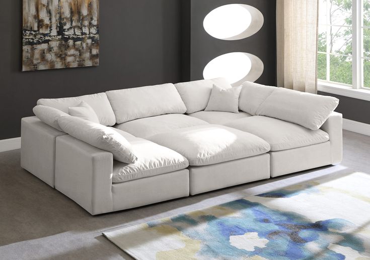 Comfy Modular Cinema Sofa Feather Filled