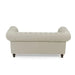 Chester buttoned Sofa Range in Linen Ivory - Couchek