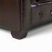 Chesterfield Leather 2 Seater - Antique Brown - Couchek