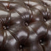 Chesterfield Leather Armchair - Antique Brown - Couchek