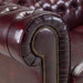 Chesterfield Leather Armchair - Oxblood - Couchek