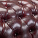 Chesterfield Leather Sofa Set - Oxblood - Couchek