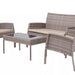 Lucia 4 Seater Rattan Effect Sofa Set - Couchek