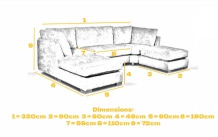 Milano U Shape Full Back - Couchek