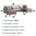 Milano U Shaped Corner Sofa Bed - Couchek