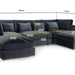 Murph U Shape Sofa in Italian Velvet - Couchek