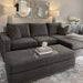 Olivia Medium Corner Sofa Bed Bundle - Studded - Couchek