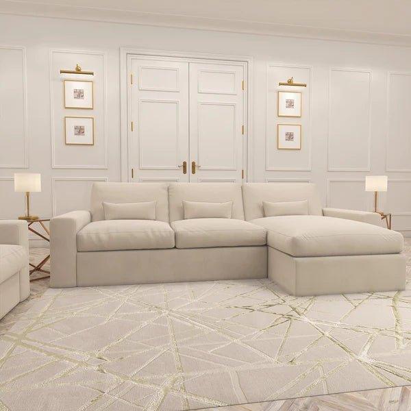 Raffaelo Premium Large Chaise Corner Sofa - Couchek