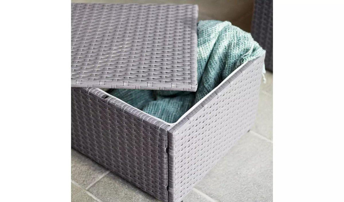 Rattan Outdoor Mini Corner Sofa Settee With Storage - Couchek