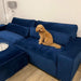 Sloane 4 Seater & Footstool Bundle - Couchek
