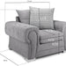 Verona Scatterback Armchair - Couchek